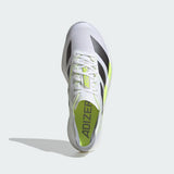 adidas Adizero Adios Pro 4 Shoes - Cloud White / Iron Metallic / Solar Yellow