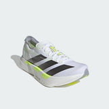 adidas Adizero Adios Pro 4 Shoes - Cloud White / Iron Metallic / Solar Yellow
