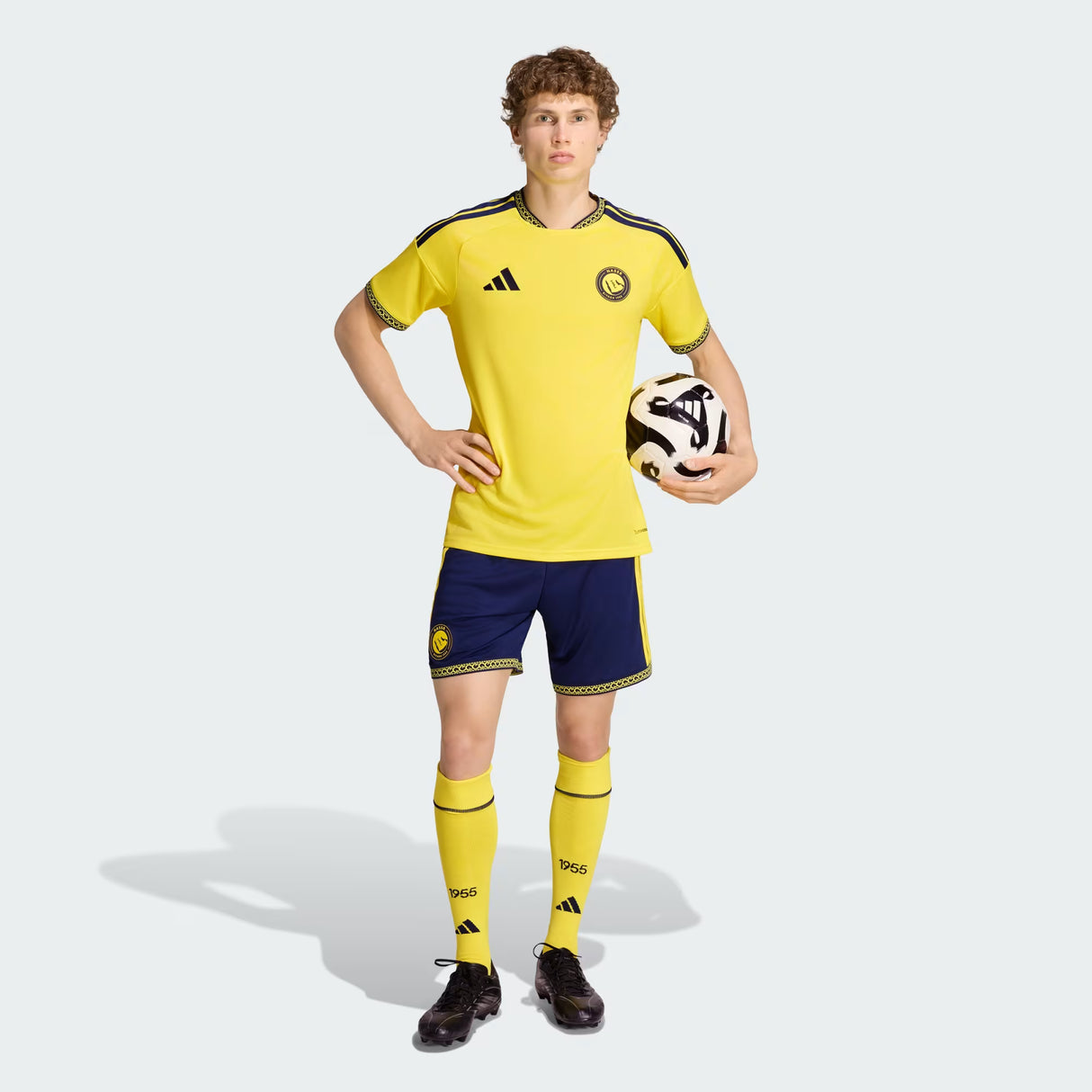 adidas Al Nassr FC Home Men's Soccer RONALDO 7 Jersey 26/27 - Yellow/Blue