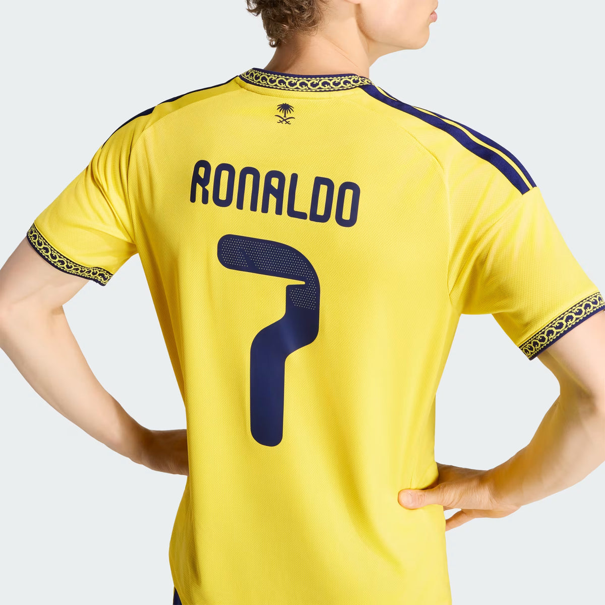 adidas Al Nassr FC Home Men's Soccer RONALDO 7 Jersey 26/27 - Yellow/Blue