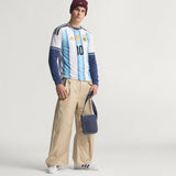 adidas Argentina Home 10 Authentic Men's Soccer Jersey 2026 - White/Blue