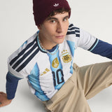 adidas Argentina Home 10 Authentic Men's Soccer Jersey 2026 - White/Blue