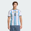adidas Argentina Home 10 Messi Men's Soccer Jersey 26 - White/Blue
