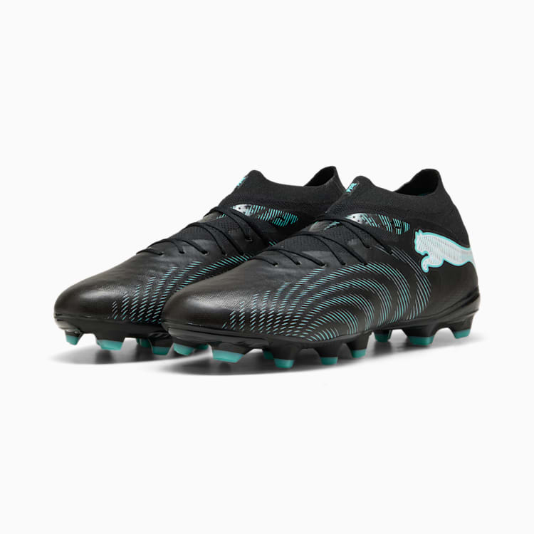PUMA Future 9 Pro FG/AG Fim Ground/Artificial Ground Men's Soccer Cleats - Black/Mint/White