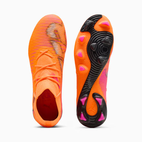 PUMA Future 8 Match FG/AG Men's Soccer Cleats - Orange/Black