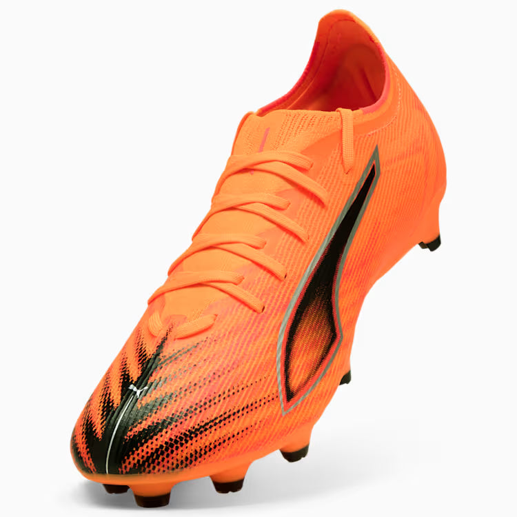 PUMA Ultra 6 Match FG/AG Men's Soccer Cleats - Orange/Black/Red