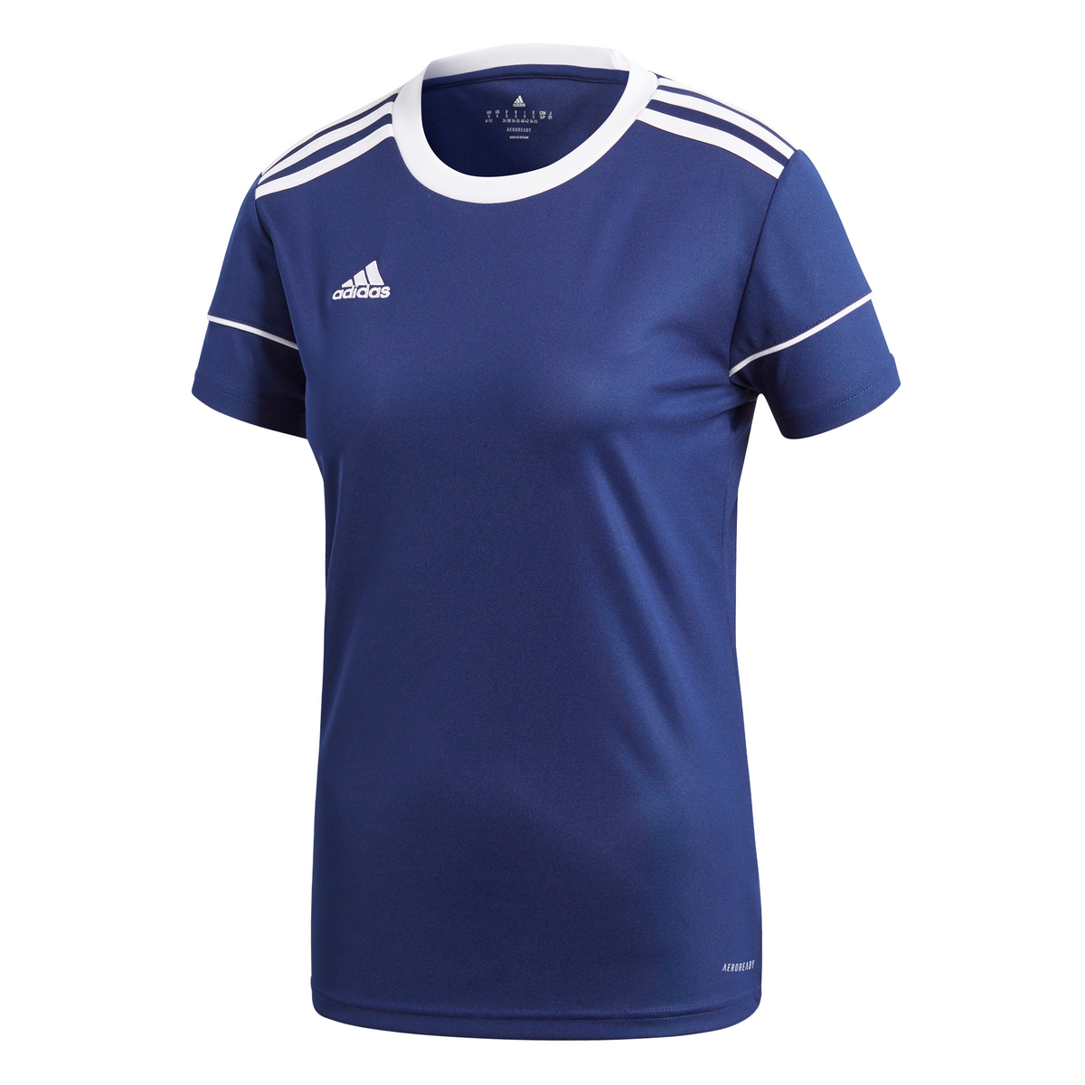 Camiseta adidas W Squadradidas 17 azul marino/blanco