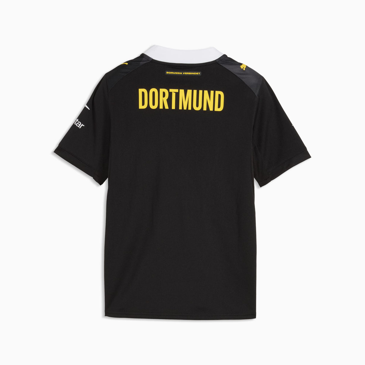 PUMA Borussia Dortmund Away Youth Soccer Jersey 2026 - Black/Dark Gray