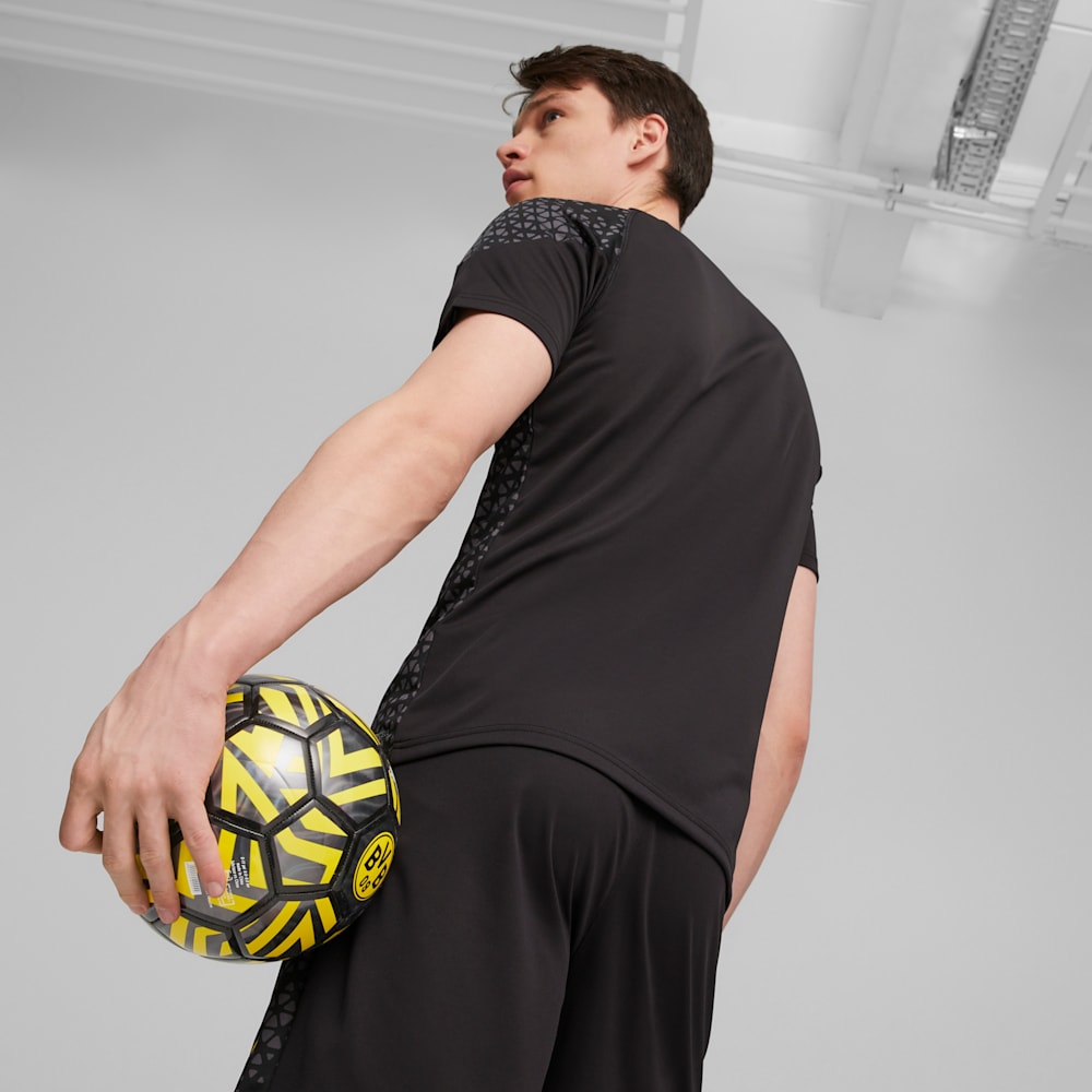 Camiseta de entrenamiento PUMA Borussia Dortmund negra/amarilla cibernética