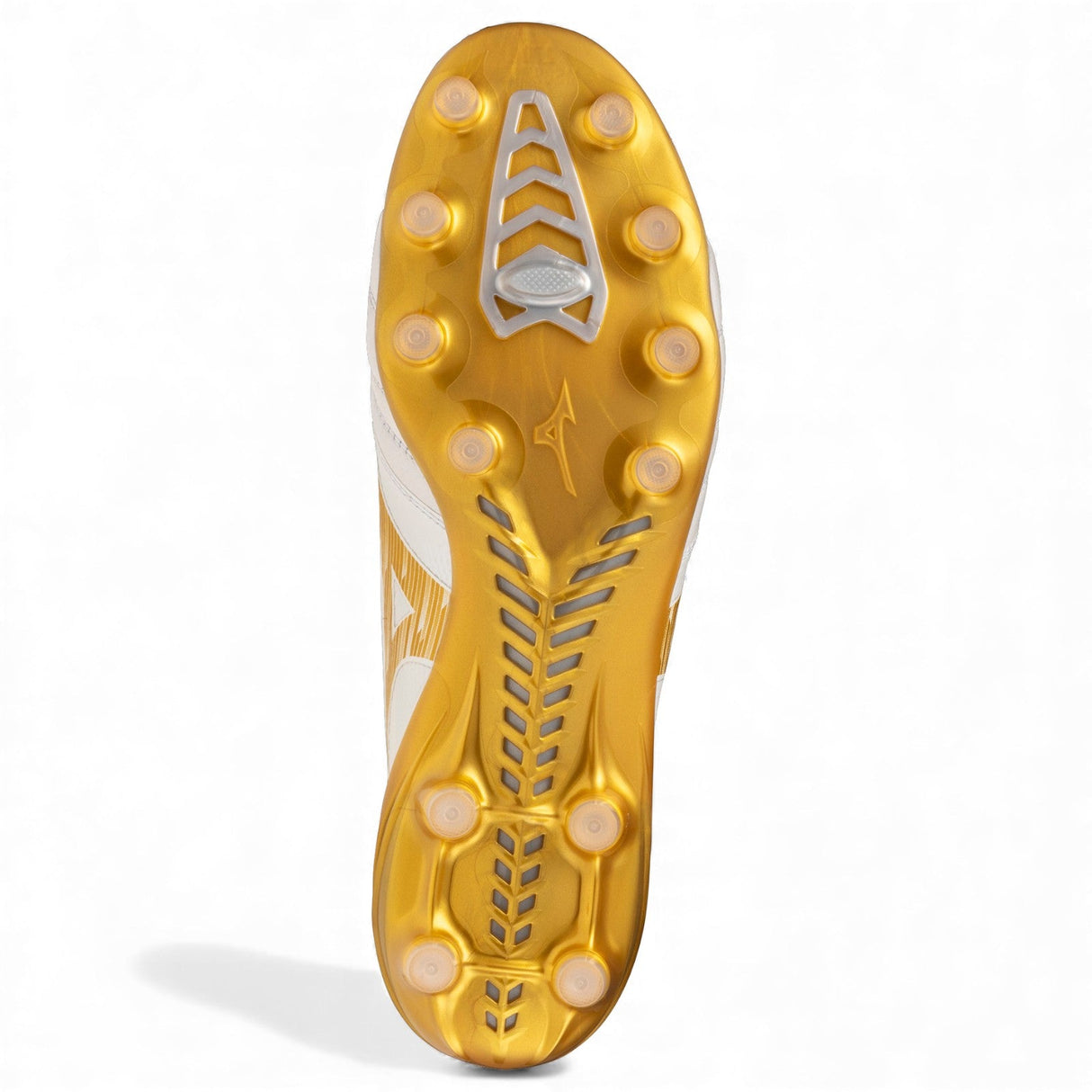 Mizuno Morelia Neo IV Elite FG Firm Ground Soccer Cleats - White/Gold