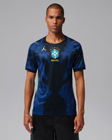 Camiseta de fútbol Nike Brasil Visitante para hombre 2026 - Azul Royal Antiguo/Negro