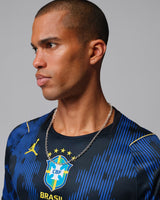 Camiseta de fútbol Nike Brasil Visitante para hombre 2026 - Azul Royal Antiguo/Negro