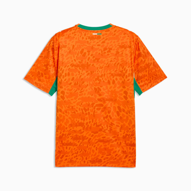 PUMA Ivory Coast Home Men's Soccer Jersey 2026 - Orange/Green