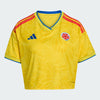 adidas Colombia Home Cropped Women´s Soccer Jersey 26 - Yellow