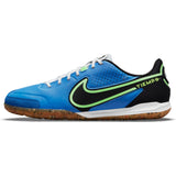 Nike Tiempo Legend 9 Academy IC Indoor Soccer Shoes - Blue/Black/Lime