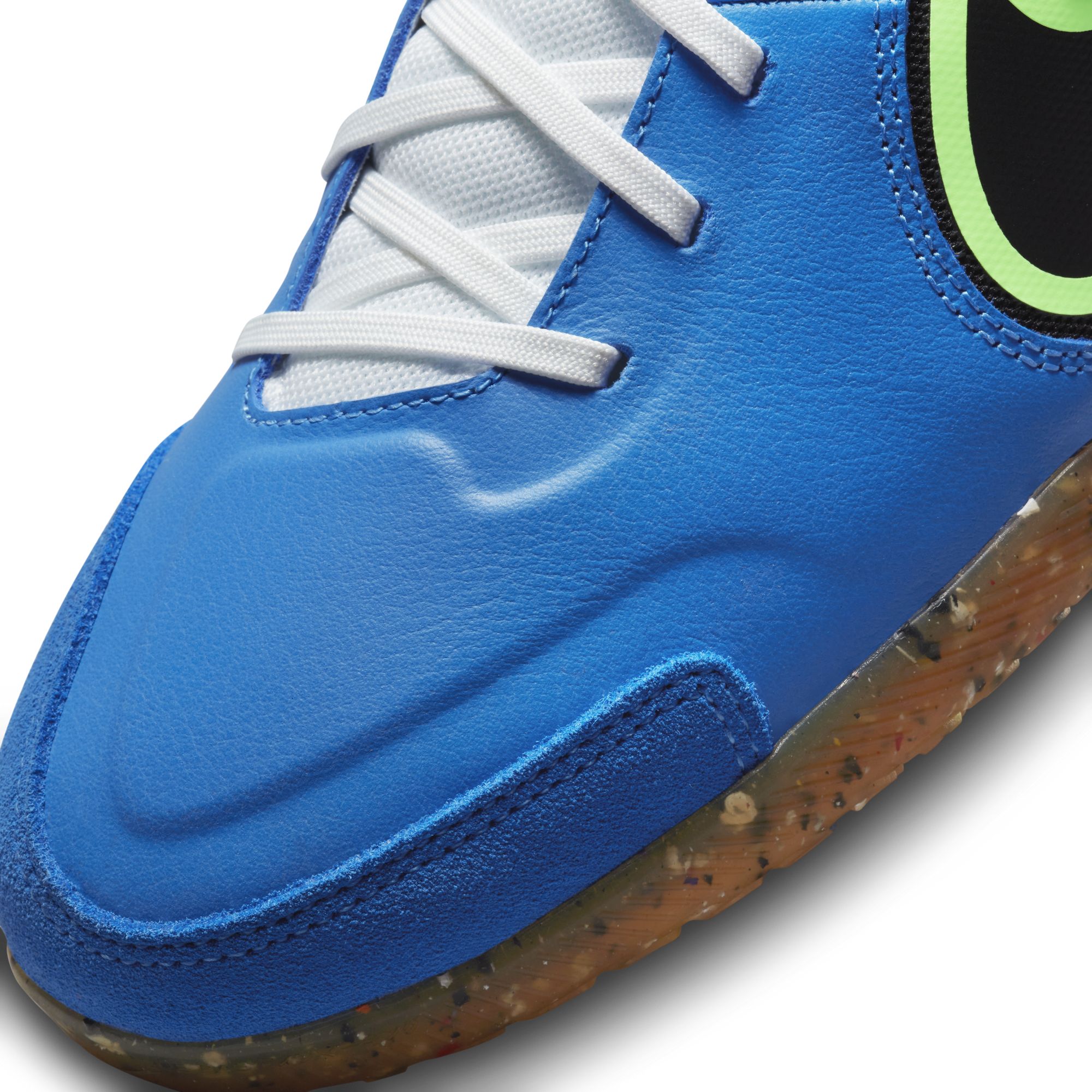 Nike Tiempo Legend 9 Academy IC Indoor Soccer Shoes - Blue/Black/Lime