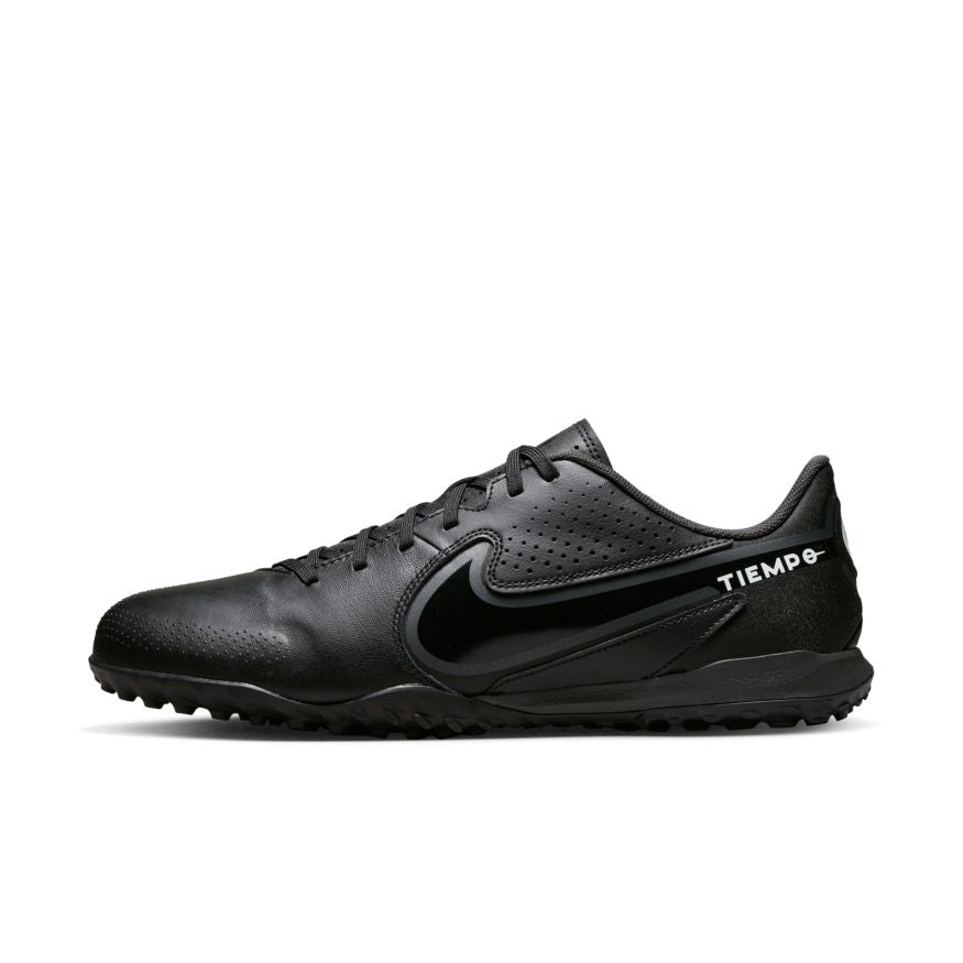 Nike Tiempo Legend 9 Academy TF Turf Soccer Cleats - Black/Summit White