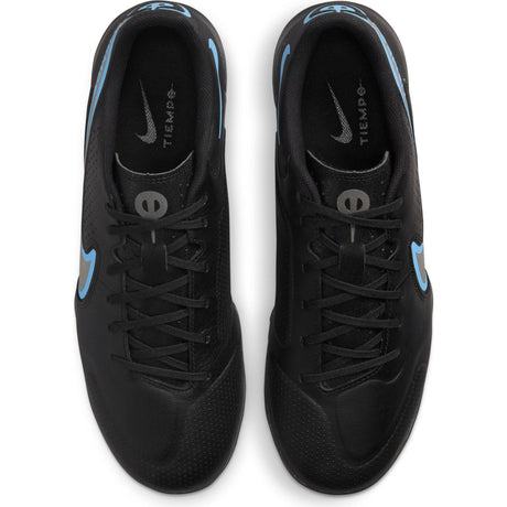 Nike Tiempo Legend 9 Academy TF Turfs Soccer Cleats - Black/Black/Iron Grey