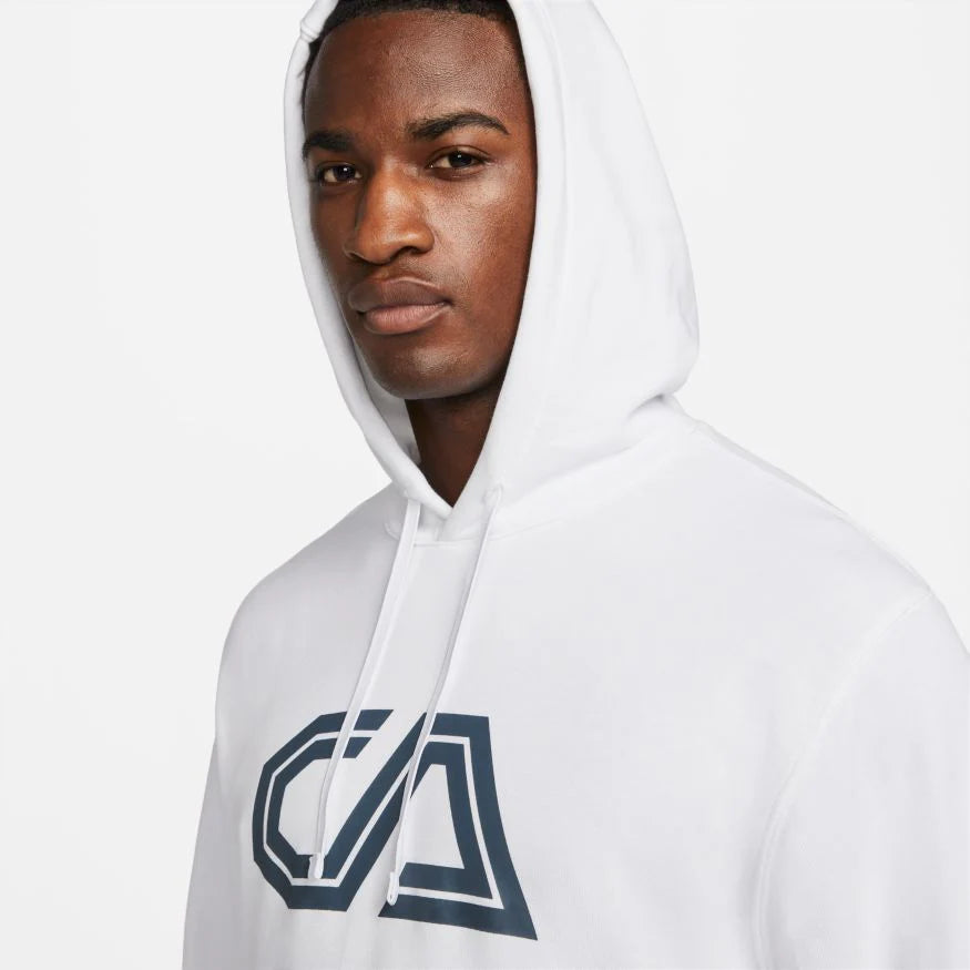 Sudadera con gorro para hombre de fútbol Nike Club América de tejido Fleece - Blanco