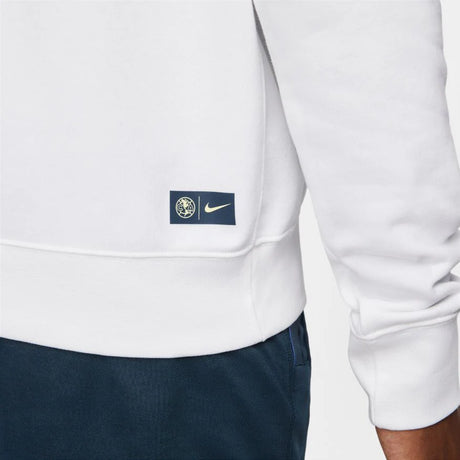 Nike Club America Men's French Terry Soccer Hoodie - White