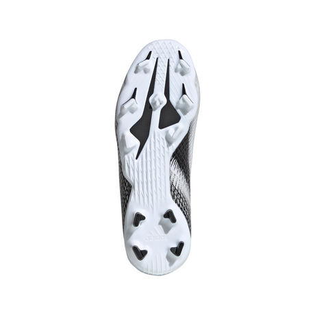 adidas X Ghosted.3 Laceless Firm Ground Boots -White/Blac