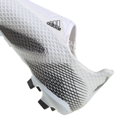 adidas X Ghosted.3 Laceless Firm Ground Boots -White/Blac