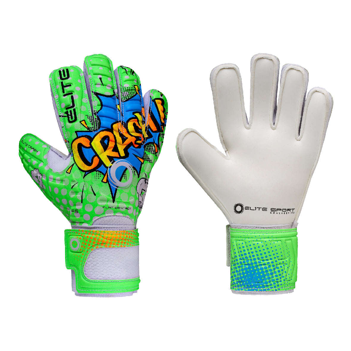 Elite Sport Elite Crash Goalkeeper Gloves Green/Black