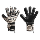 Guantes de portero de fútbol Elite Sport Combat N - Negro/Blanco/Gris