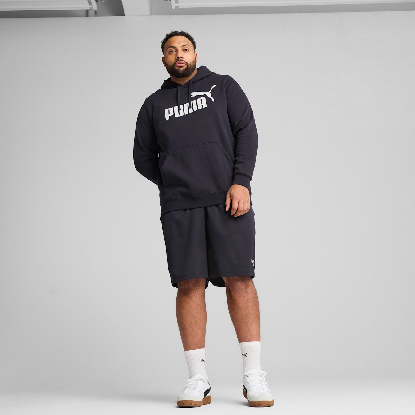 PUMA Essentials No. 1 Logo Hoodie Flecee Navy