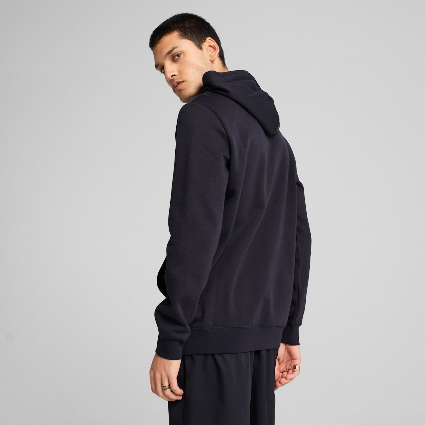 PUMA Essentials No. 1 Logo Hoodie Flecee Navy