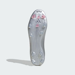 adidas F50 Messi League Firm/Multi-Ground Soccer Cleats - White/Red/Siver