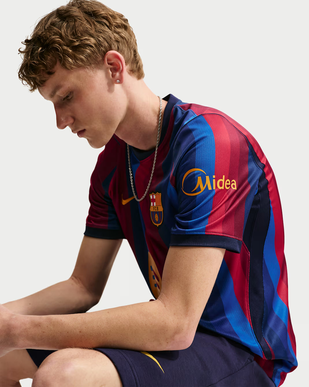 Nike Barcelona Home Men's Soccer Jersey 26/27 - Red/Blue