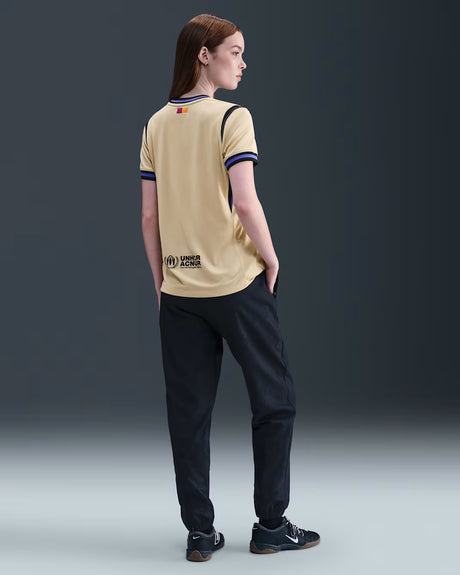 Nike FC Barcelona Women's Stadium Away Jersey 25 - Gold/Persian Violet/Black