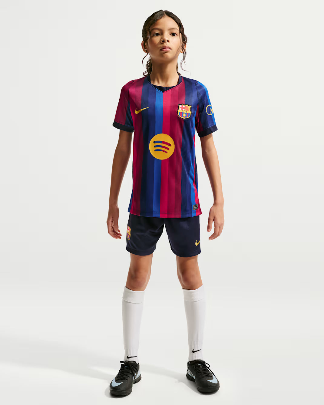 Nike Barcelona Home Youth Soccer Jersey 26/27 - Red/Blue
