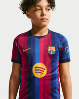 Nike Barcelona Home Youth Soccer Jersey 26/27 - Red/Blue