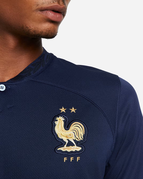 Nike France Home Jersey 22 - Midnight Navy/Metallic Gold