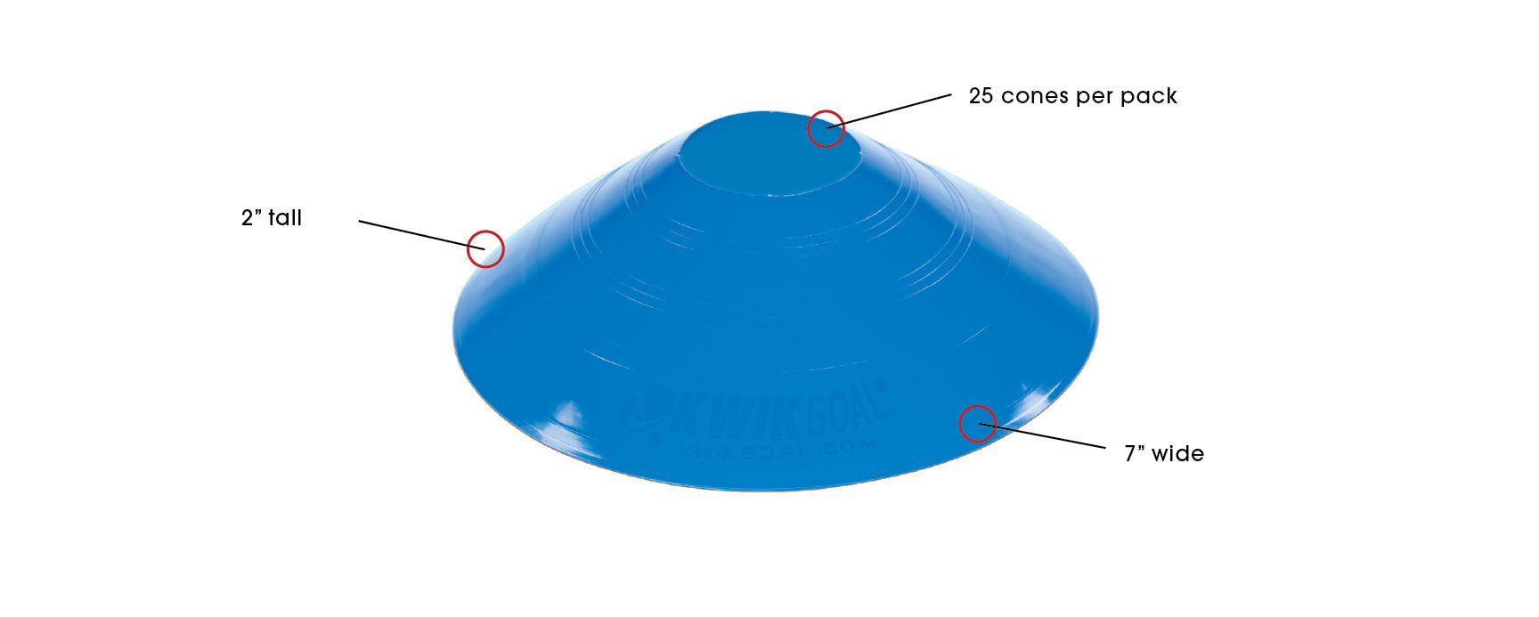 Kwik Goal Small Disc Cones