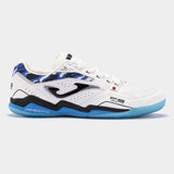 FS REACTIVE 2432 WHITE ROYAL TURF Zapatillas de fútbol sala Fs Reactive 24 para interior, color blanco y azul marino.