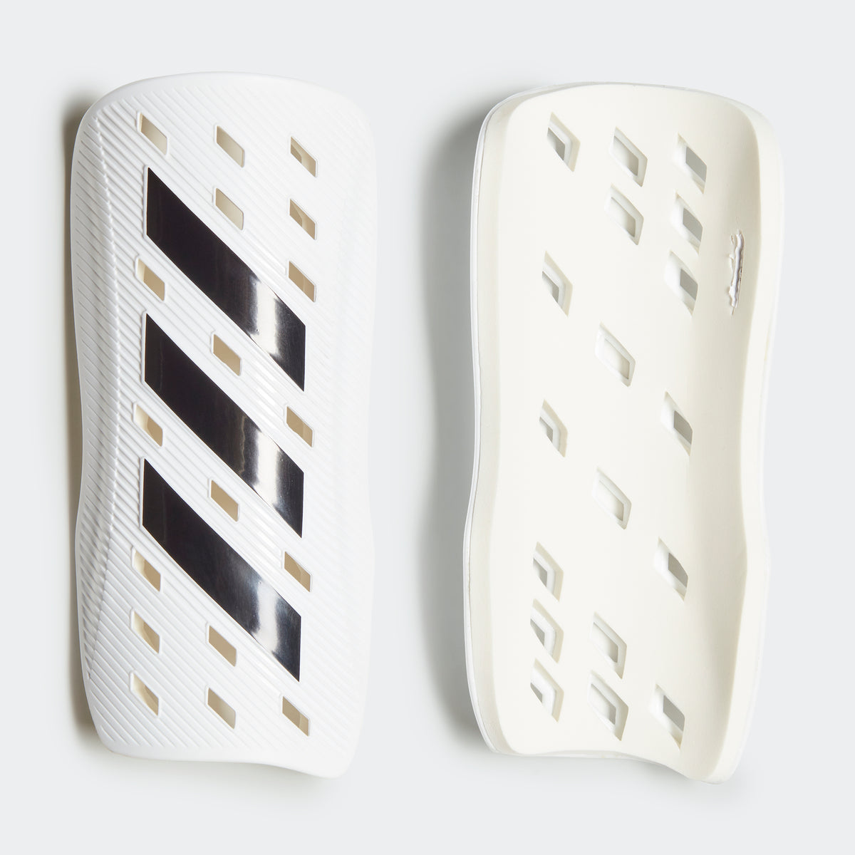 adidas Tiro Club Soccer Shin Guards - White/Black