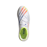 adidas Predator Edge 3 TF Youth Soccer Cleats - White/Yellow
