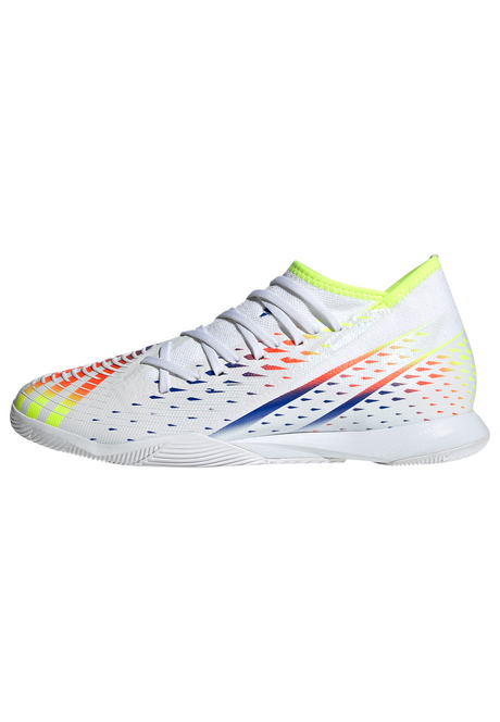 adidas Predator Edge 3 IN Men's Soccer Shoes - White/Yellow