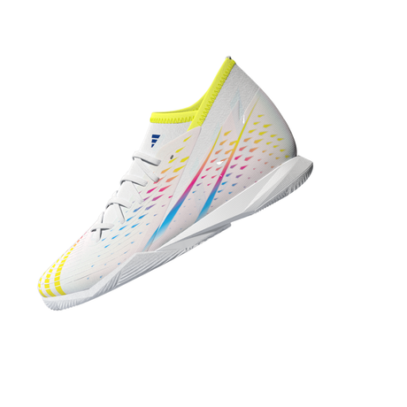adidas Predator Edge 3 IN Men's Soccer Shoes - White/Yellow