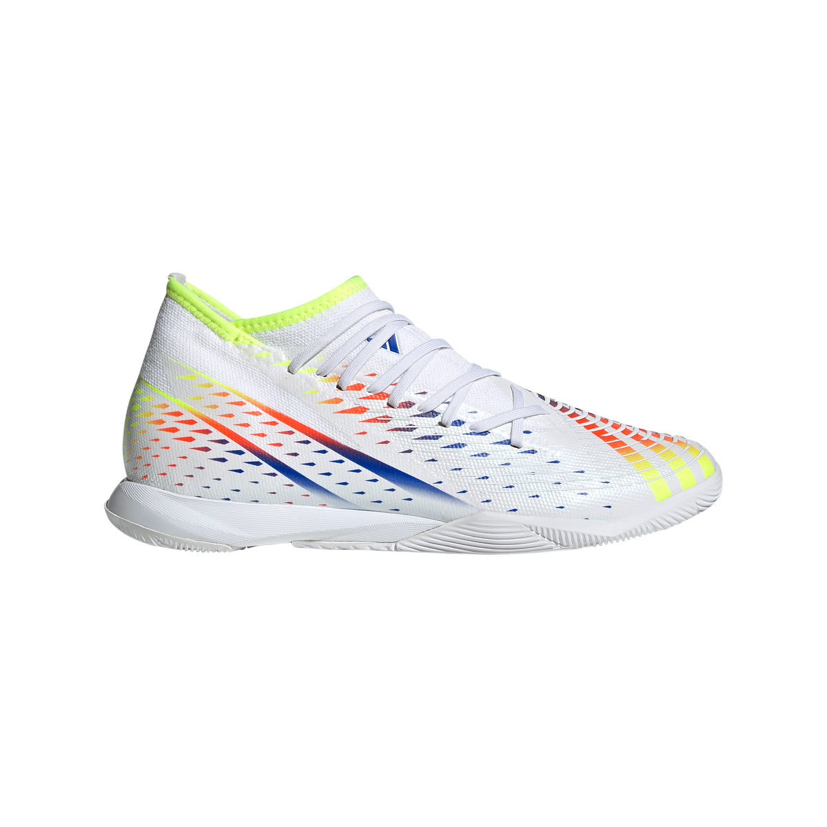 adidas Predator Edge 3 IN Men's Soccer Shoes - White/Yellow