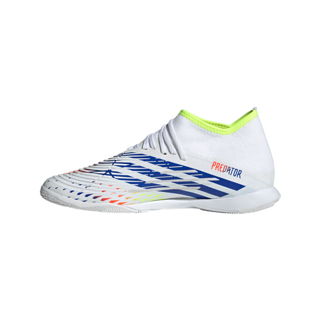 adidas Predator Edge 3 IN Men's Soccer Shoes - White/Yellow