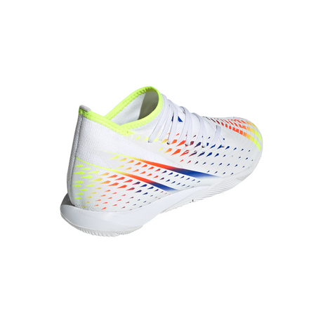 adidas Predator Edge 3 IN Men's Soccer Shoes - White/Yellow
