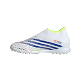 Tacos de fútbol para hombre adidas Predator Edge 3 Laceless TF - Blanco
