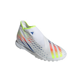 Tacos de fútbol para hombre adidas Predator Edge 3 Laceless TF - Blanco