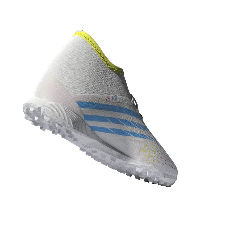 Botas de fútbol adidas Predator Edge.3 Turf Blanco/Amarillo/Azul