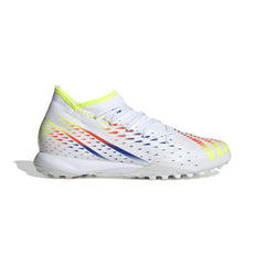 Botas de fútbol adidas Predator Edge.3 Turf Blanco/Amarillo/Azul