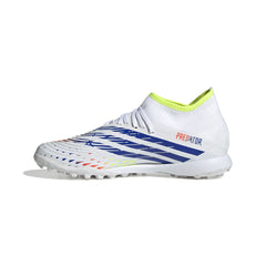 Botas de fútbol adidas Predator Edge.3 Turf Blanco/Amarillo/Azul